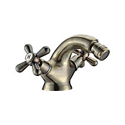 Antique Inspired Solid Brass Bidet Faucet - Polished Brass Finish