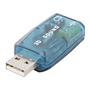 USB 2.0 3D virtuellen 5.1 Surround-Sound-Karte