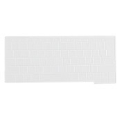 silicio tastiera shileld Samsung NC10 1035b (bianco traslucido)