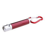 3-LED-Flut-zu-werfen Weißlicht-LED-Taschenlampe mit Karabinerhaken (Farbe sortiert)