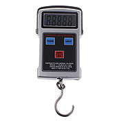 1.5 "LCD scala gancio elettronico con la temperatura / nastro (50kg risoluzione max/200g)