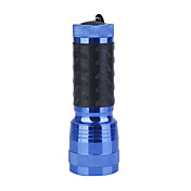 14-LED-Taschenlampe blau (3xAAA)