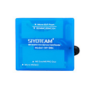 sy-381 de couleur bleue à plusieurs dans un mini-lecteur de carte mémoire
