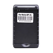 Universal Cell Phone Charger with USB Power Port for Nokia BP-4L(Black)