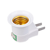 Nous cordon d'alimentation pour adaptateur e27 led ampoules à douille (110-240v)