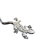inoxydable incrustation forme Gecko acier strass décor autocollant pour camion voiture (szc4100)