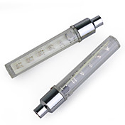 RGB 5-LED 7-Modus Edelstahl Rad-Leuchten für Fahrräder und Autos (2-Pack)