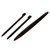 zwart aanraking stylus pennen + stylus balpen set voor de Nintendo DSi LL (3-delig pak)