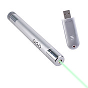 usb RF Wireless Presenter mit Laser Pointer - Silber (2 * LR1)