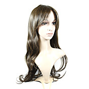 capless extra longa sintéticos de alta qualidade com aspecto natural castanho mel europeu peruca de cabelo tecer (0988-ns010)