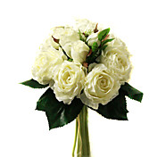 de seda rosa con aroma elegante decoración de la boda ronda de gasa / ramo de novia (0797-sim057)