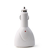 bil sigarettenner Dual USB-porter lader 12v uttak (hvit)