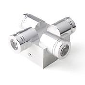 4W LED Wall Light - Silver White (Aluminum Finish)