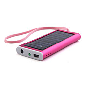 energia solare caricabatterie portatile per USB AC cellphone/pda/mp3/mp4-pink