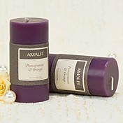 Natural Scents Lilac Pillar Candle