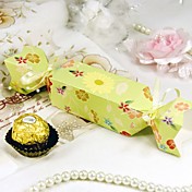 Garden Print Candy Wrapper Style Favor Box (Set of 12)