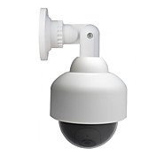 grote cirkel gesimuleerde indoor / outdoor bewakingscamera met knipperende rode led