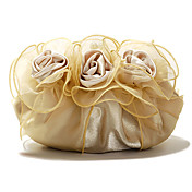 Gorgeous Satin/ Tulle Evening Bag Handbag Purse Clutch