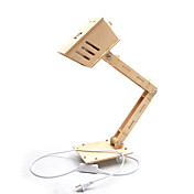 robotarm formet DIY træ bordlampe (os / kinesiske fastland stik)