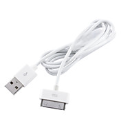 Sync und Ladekabel für Apple iPad 2/iPad/iPhone 4,3 G, 3GS/iPod - (1m, weiß)