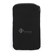 terciopelo suave funda de protección bolsa de transporte para cubrir el deseo HTC HD (negro)