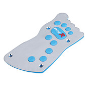 3 piezas huellas de frenado del coche estilo / pedal de embrague / pedal del acelerador-azul + plata (szc7010)