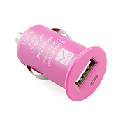 1000mA mini usb sigaretta caricabatteria per auto per iPhone / iPod / cellulari - viola