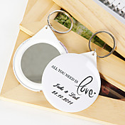 Personalized Mirror Key Ring - All you need is love (set of 12)