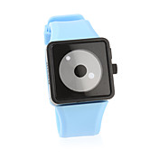 Elegante Reloj Pulsera de Silicona - Azul