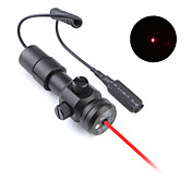 5mW laser rouge viseur avec 2 affût du canon portable et pressostat (1xcr123a)