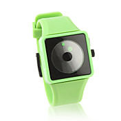 Fashion Silicone Band Quartz Wrist Watch(Green)