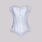 Satin Strapless Front Busk Closure Corsets Wedding Shapewear More Colors Available