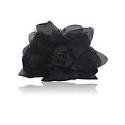 Chiffon Shell With Flower Evening Clutches More Colors Available