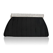 la soie enveloppe avec des embrayages partie strass plusieurs couleurs disponibles