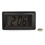 LCD de voiture tableau de bord numérique horloge de bureau - noir