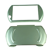 luce caso guscio in alluminio per Sony PSP Go (verde)