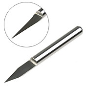 carbide gravure bits - 10 graden 0,1 mm diameter (5-pack)
