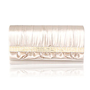 Satin With Rhinestone Evening Handbags/ Clutches