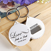 gepersonaliseerde flesopener / sleutelhanger - liefde (set van 12)
