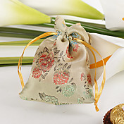 Chinese Style Pouch Favor Holder – Set of 12 (More Colors)