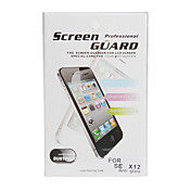 claro como el cristal antirreflectante LCD protector de pantalla con el paño de limpieza para sony ericsson x12