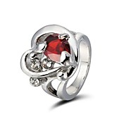 Gorgeous Rhinestones Ring Alloy Plated More Colors Available