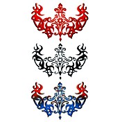 5 piezas de tatuajes temporales a prueba de agua (17,5 cm * 10cm)
