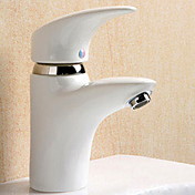 Single Handle Ceramic Faucet White (Finish Painting)