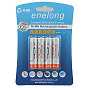 900mah 1.2v Ni-MH batería recargable (4 x AAA)