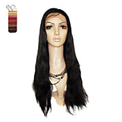 llenas del cordón extra largo sedoso 100% india reme colores de cabello peluca múltiples a elegir