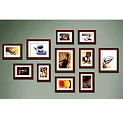 marrone foto parete collezione di montature - set di 11