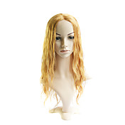 Lace Front Long Mixed Hair Light Gold Body Wave Hair Wig