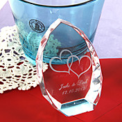 Personlized Elegant Crystal Table Display Keepsake