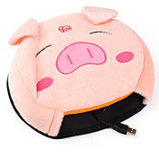 usb verschlafenen Schwein Stil Handwärmer und Maus-Pad (pink)